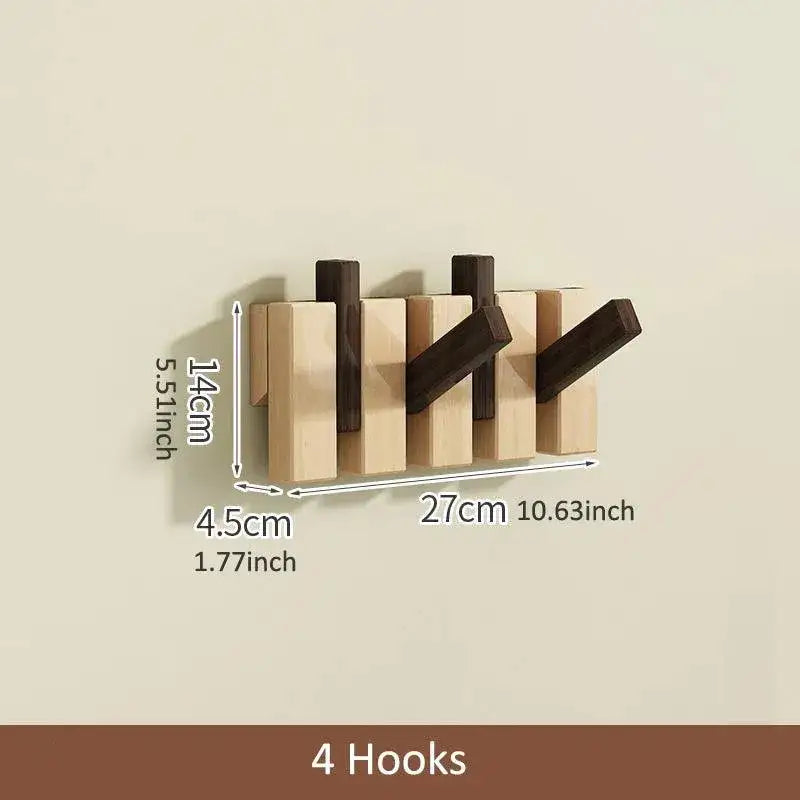 modern-nordic-foldable-wall-hanging-hooks-hanger-rack-for-clothes-bags-coat-entrance-door-home-decoration-besontique-home-54454 - Besontique Home