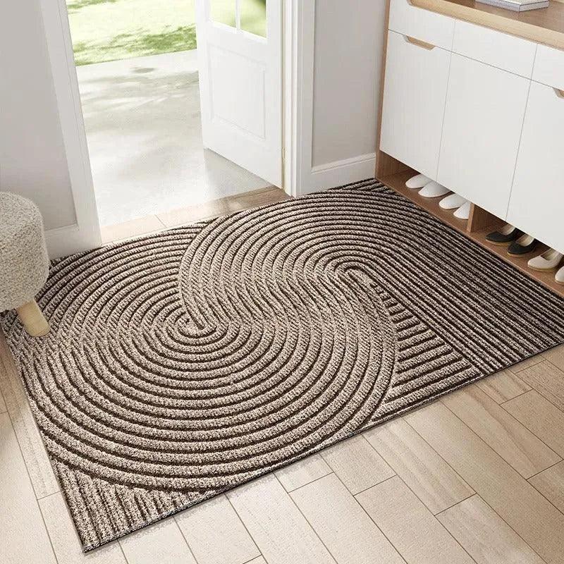 Modern Nordic Stylish PVC Door Mat │ Anti-slip Entrance Floor Rug Mat │ Sand-removing Footpad - Besontique Home
