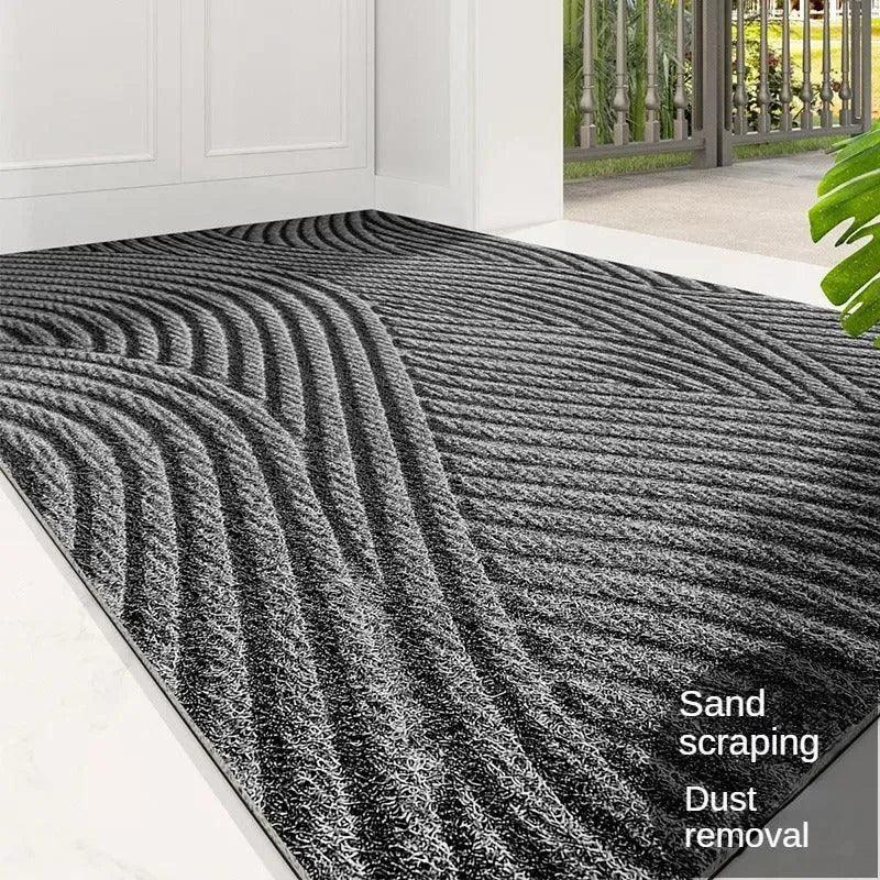Modern Nordic Stylish PVC Door Mat │ Anti-slip Entrance Floor Rug Mat │ Sand-removing Footpad - Besontique Home