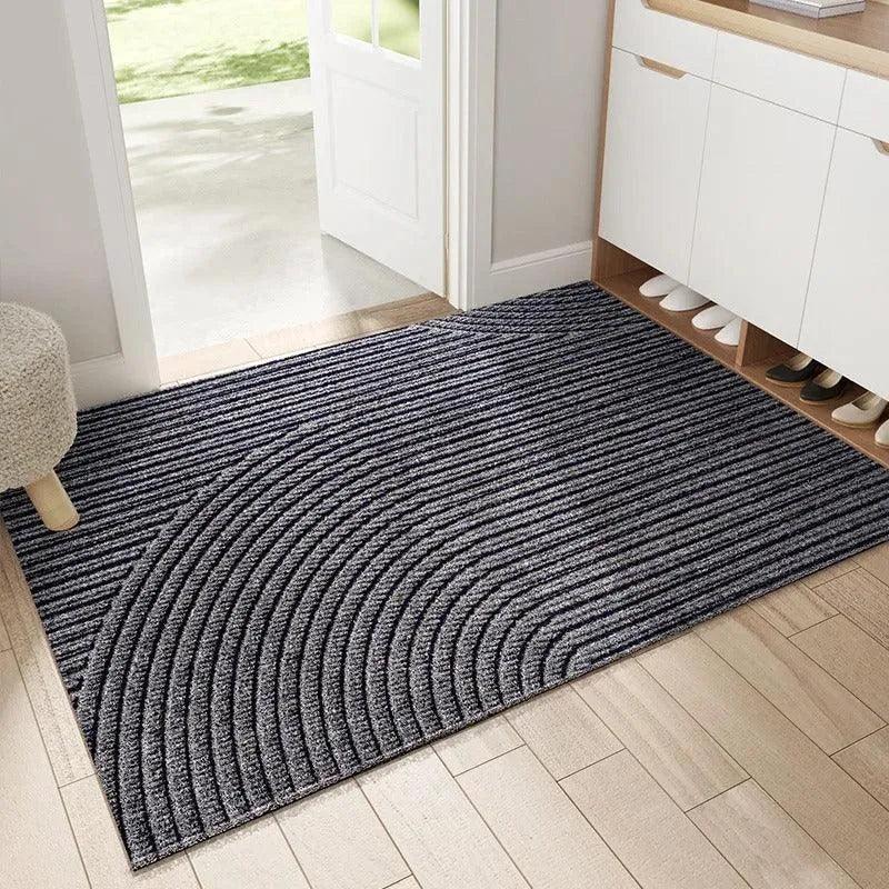 Modern Nordic Stylish PVC Door Mat │ Anti-slip Entrance Floor Rug Mat │ Sand-removing Footpad - Besontique Home