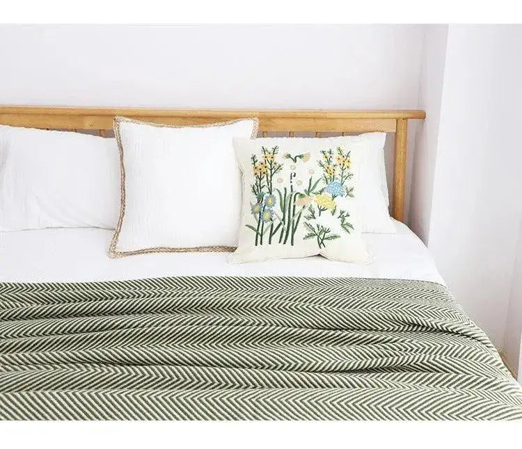 modern-retro-geometric-knitted-blanket-with-tassel-nordic-style-plaid-bedspread-besontique-home-30708 - Besontique Home