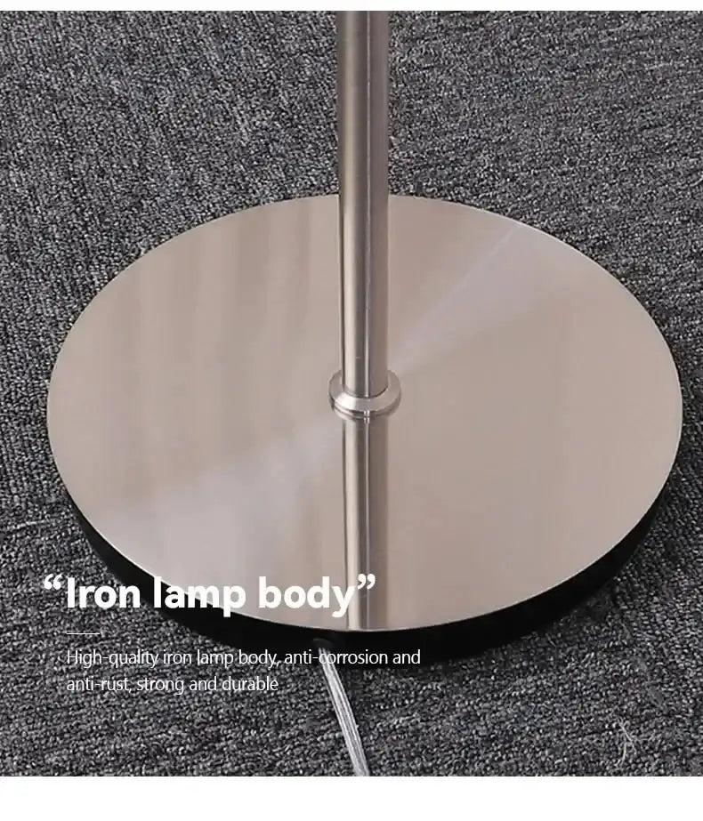 modern-retro-gradient-orange-glass-floor-lamp-metal-standing-light-besontique-home-1-99732 - Besontique Home