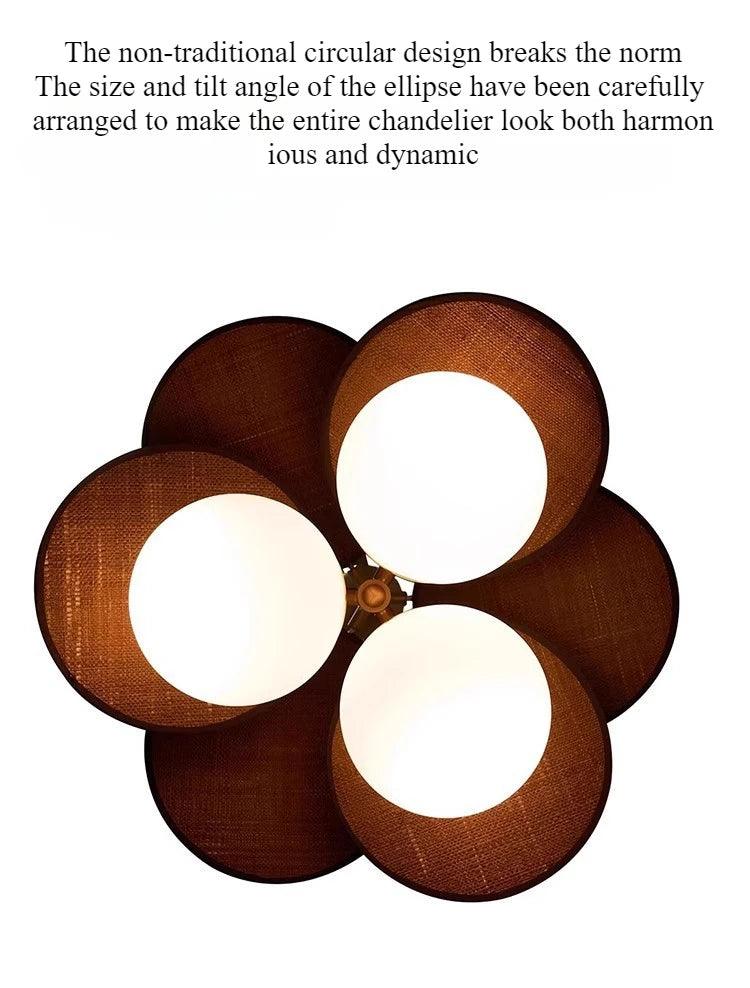 Modern Retro Rattan Weave Pendant Ceiling Light │ Vintage Chandelier Hanging Lamp - Besontique Home