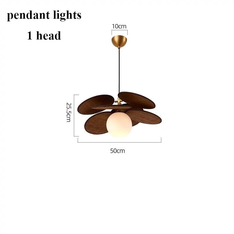 Modern Retro Rattan Weave Pendant Ceiling Light │ Vintage Chandelier Hanging Lamp - Besontique Home