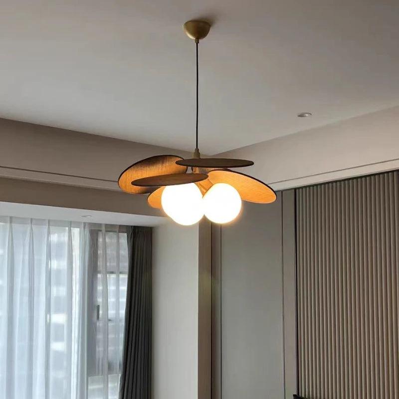 Modern Retro Rattan Weave Pendant Ceiling Light │ Vintage Chandelier Hanging Lamp - Besontique Home
