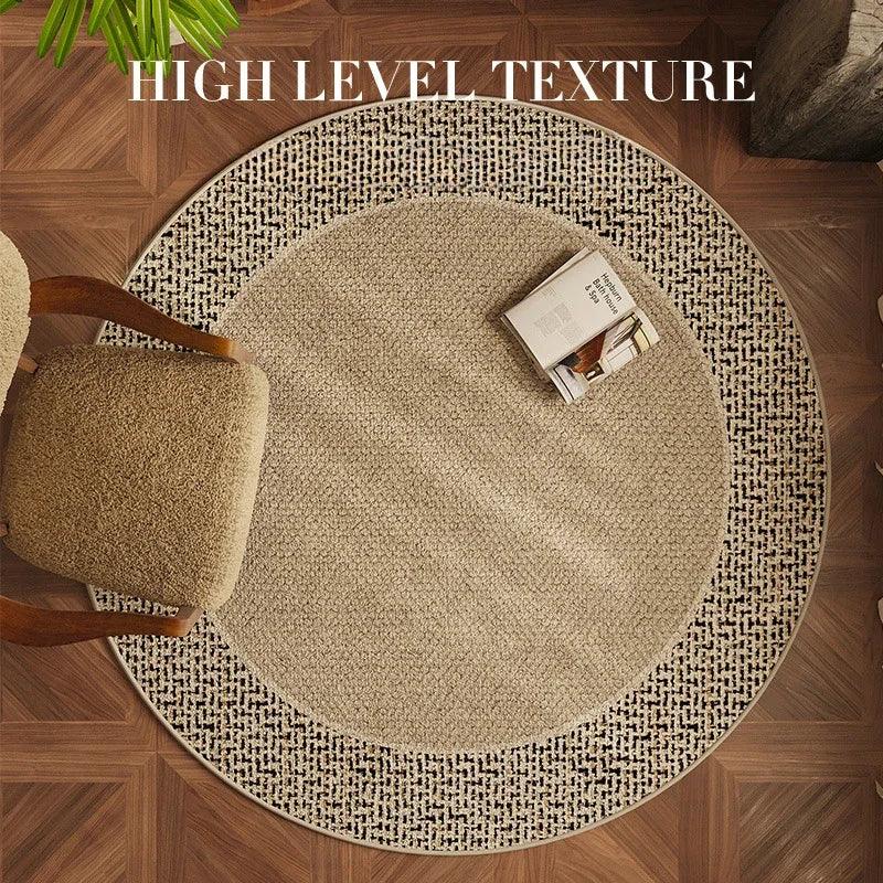 Modern Retro Style Round Non-slip Floor Mat Rug Carpet - Besontique Home