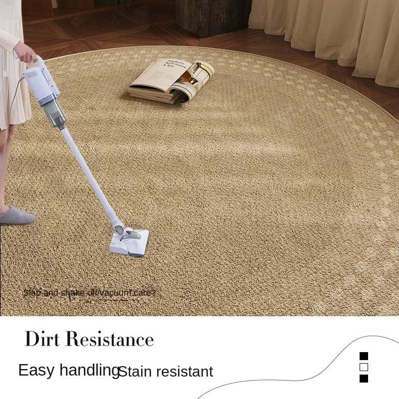 Modern Retro Style Round Non-slip Floor Mat Rug Carpet - Besontique Home