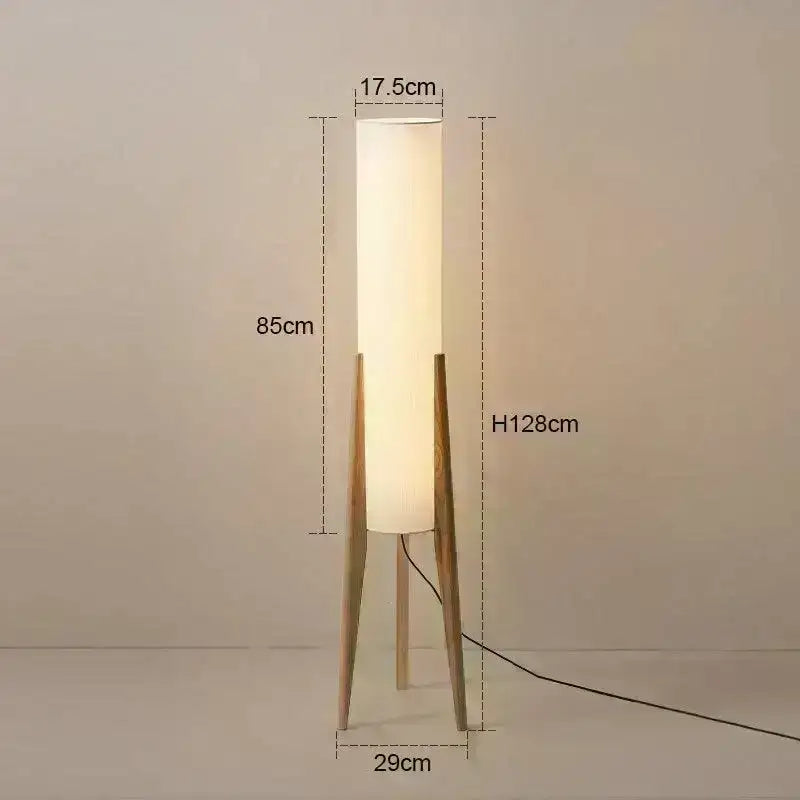 modern-retro-wood-fabric-tripod-floor-lamp-scandinavian-art-led-home-mood-tall-stand-light-besontique-home-81022 - Besontique Home