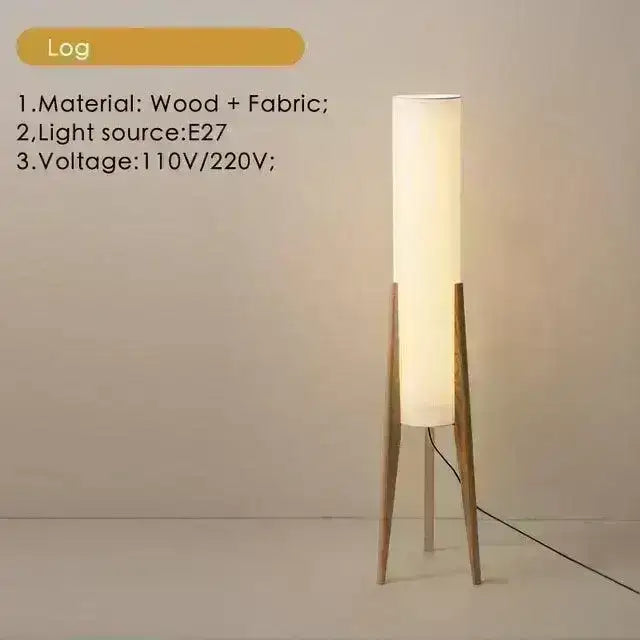 modern-retro-wood-fabric-tripod-floor-lamp-scandinavian-art-led-home-mood-tall-stand-light-besontique-home-87881 - Besontique Home
