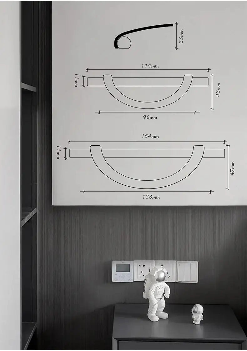 modern-semi-circle-shaped-furniture-door-knob-luxury-alloy-kitchen-cabinet-handles-besontique-home-54529 - Besontique Home