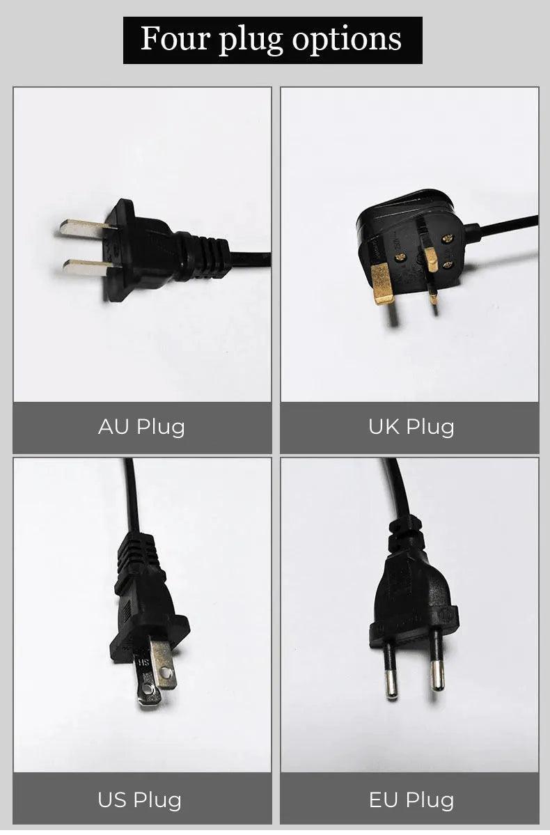 Modern Simple Black White Table Lamp │ Minimalist Living room Bedroom Decor Lighting - Besontique Home