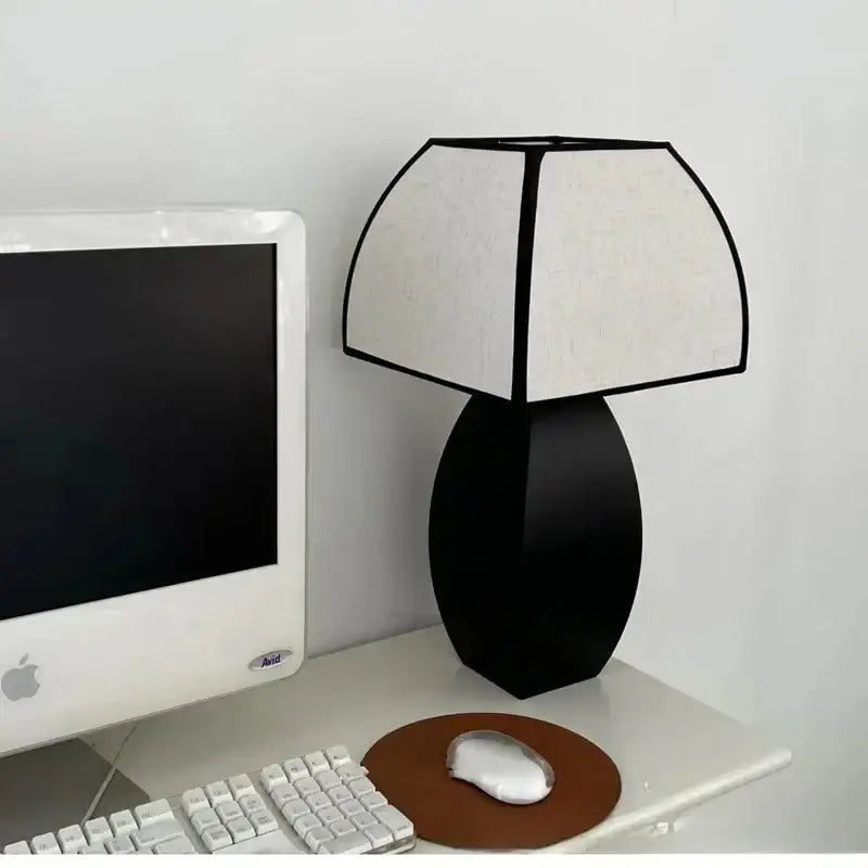 modern-simple-black-white-table-lamp-minimalist-living-room-bedroom-decor-lighting-besontique-home-62816 - Besontique Home