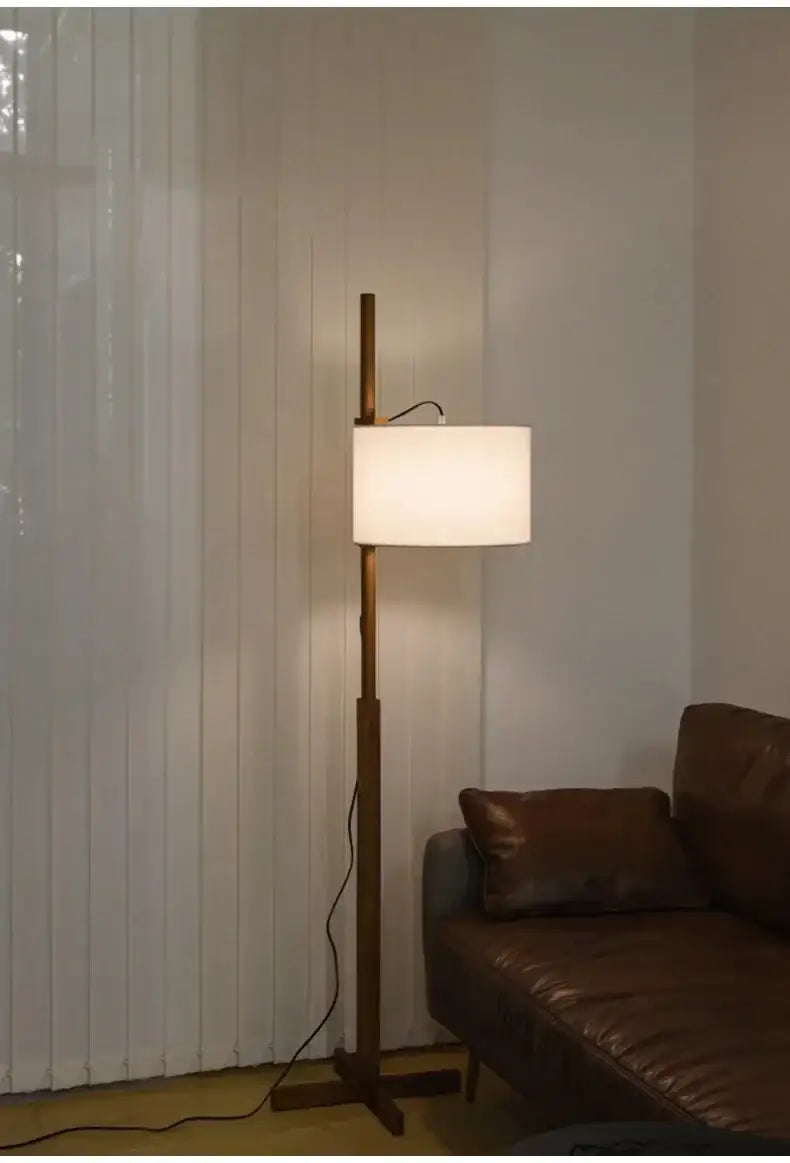 modern-solid-wood-fabric-shade-floor-lamp-nordic-led-home-corner-standing-light-besontique-home-11238 - Besontique Home