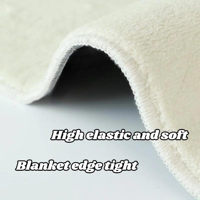 Modern Style Round Decorative Rug │ Neutral Tone Large Plush Carpet │ Minimal Simple Lounge Floor Mat - Besontique Home