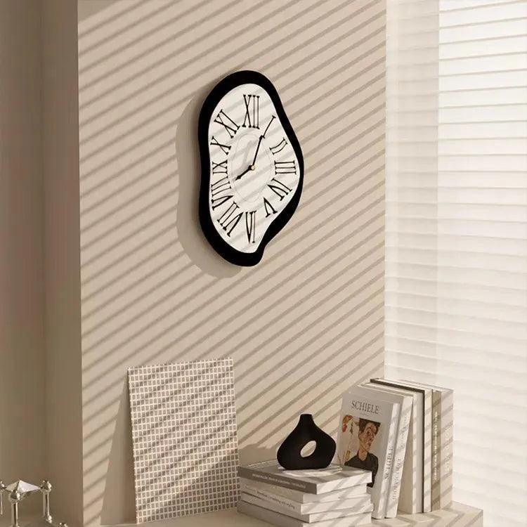 Modern Surrealist Wall Decor Clock │ Salvador Garden Numeral Dali Roman Decorative Clock - Besontique Home
