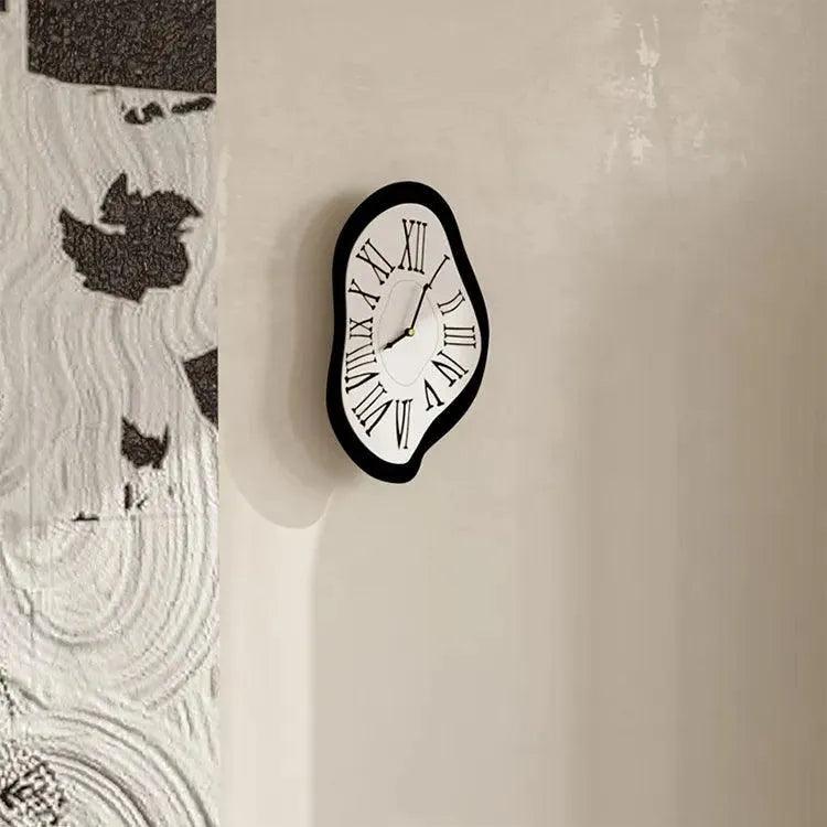 Modern Surrealist Wall Decor Clock │ Salvador Garden Numeral Dali Roman Decorative Clock - Besontique Home