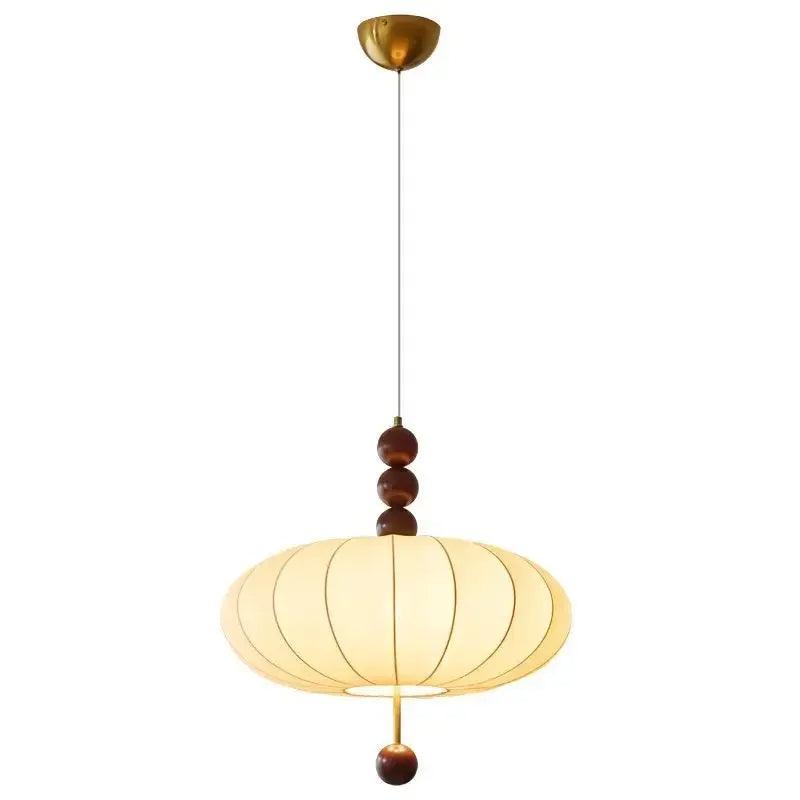 Modern Vintage Cloth Pendant Ceiling Light │ Japandi Retro Chandelier Hanging Lamp - Besontique Home