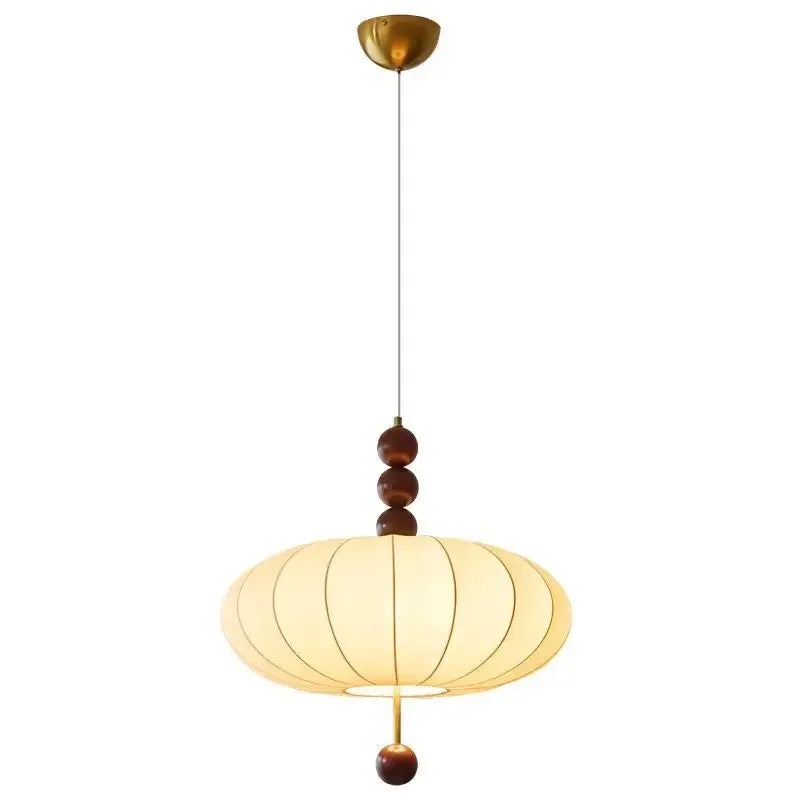 Modern Vintage Cloth Pendant Ceiling Light │ Japandi Retro Chandelier Hanging Lamp - Besontique Home