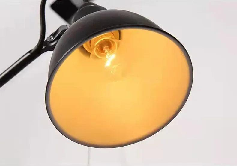 Modern Vintage Swing Arm Wall Lamp │ Nordic Industrial LED Rotating Metal Hanging Light - Besontique Home