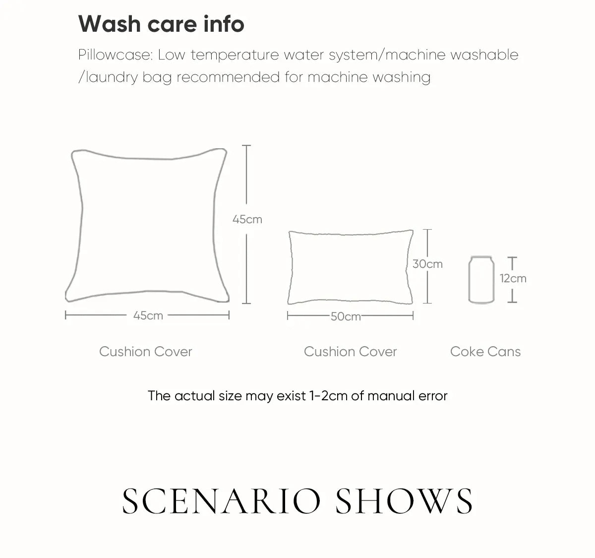 Nordic Beige Khaki Plaid Striped Cushion Cover │ Minimal Home Throw Pillow Covers - Besontique Home