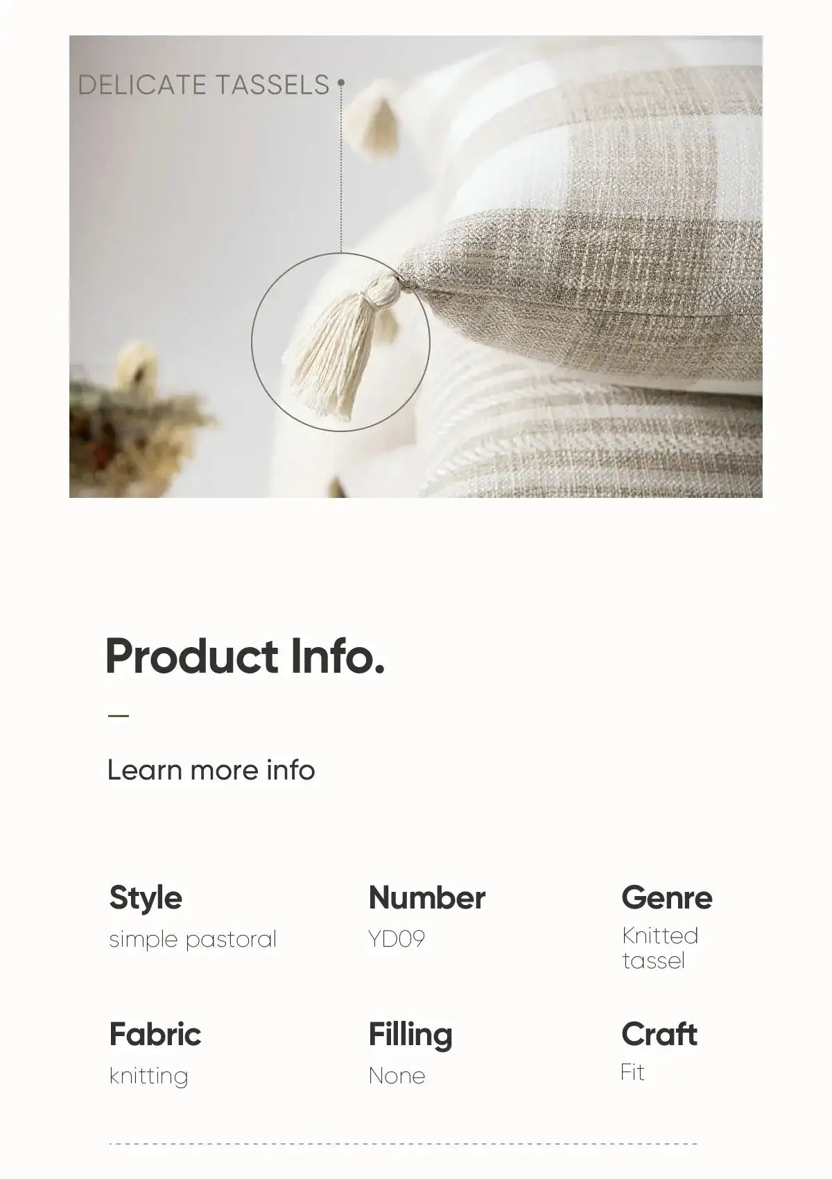 nordic-beige-khaki-plaid-striped-cushion-cover-minimal-home-throw-pillow-covers-besontique-home-90671 - Besontique Home