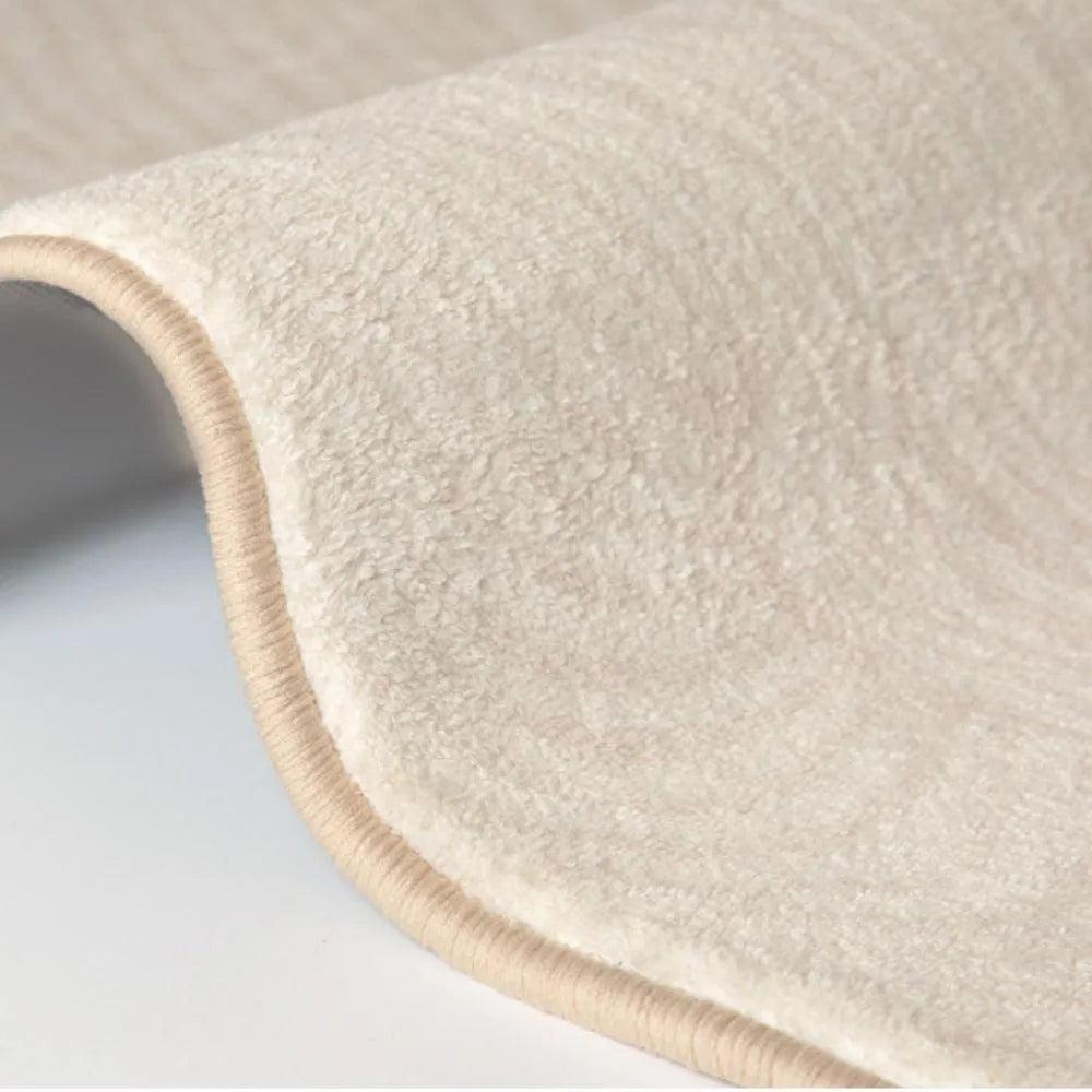 Nordic Boho Beige Geometric Home Floor Carpet │ Minimal Line Decor Luxury Rug - Besontique Home