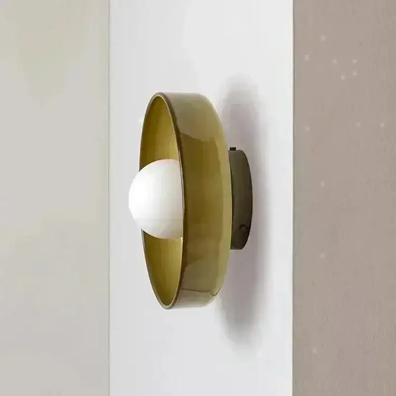 Nordic Color Vitnage Glass Ceiling Lamp │ Modern Minimal Entryway Hallway Hanging Light - Besontique Home
