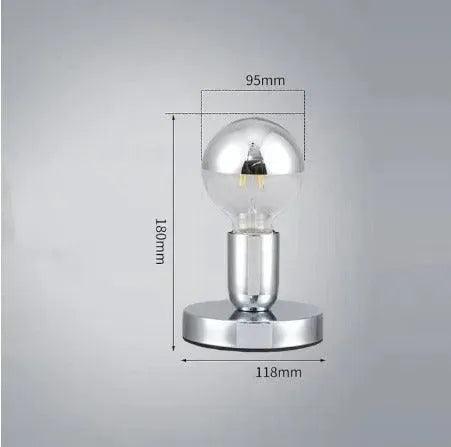 Nordic LED Metal Decorative Night Light │ Modern Vintage Minimal Desk Lamp for Bedroom Decor - Besontique Home