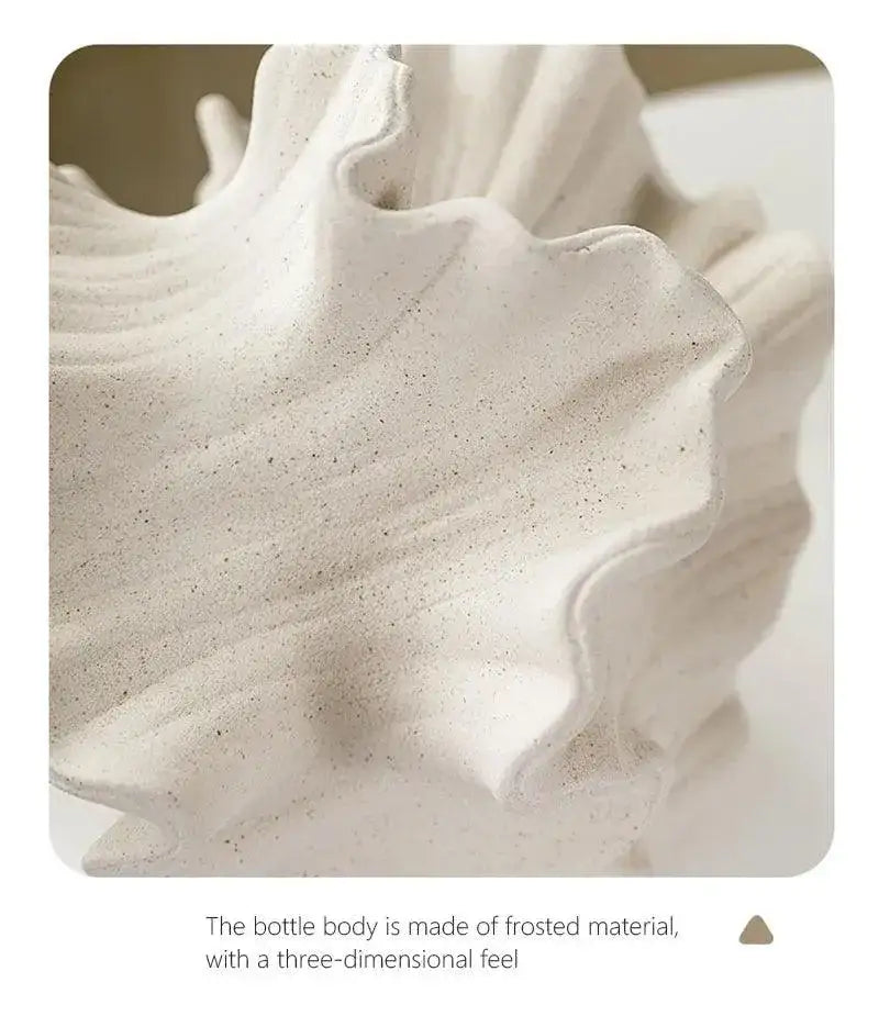 nordic-minimalist-art-coral-shape-vase-ceramic-flower-pampas-grass-pot-besontique-home-29009 - Besontique Home