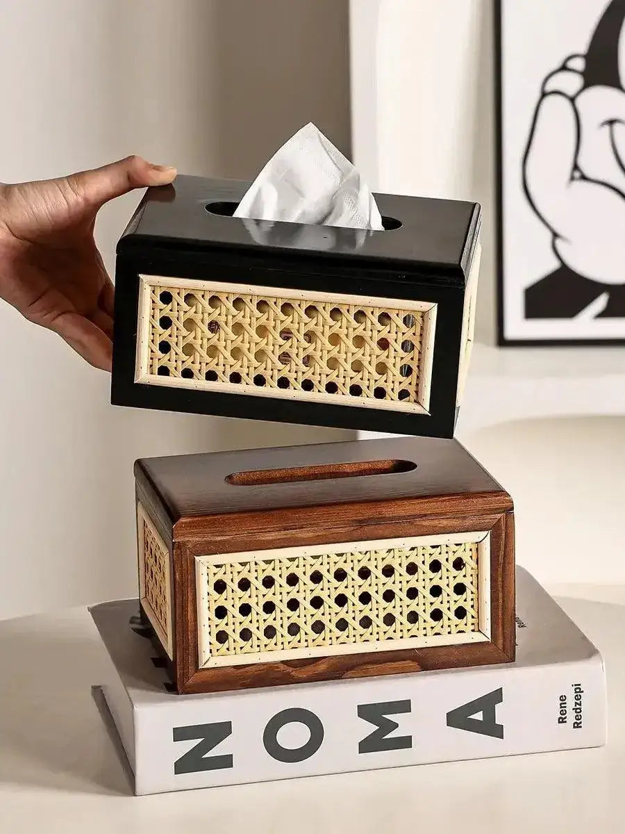 nordic-rattan-tissue-box-organizer-modern-japandi-napkin-holder-container-case-besontique-home-64871 - Besontique Home