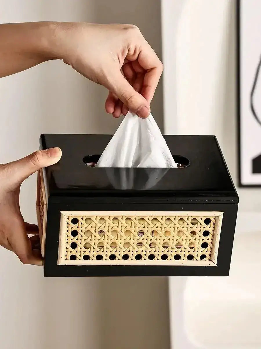 nordic-rattan-tissue-box-organizer-modern-japandi-napkin-holder-container-case-besontique-home-69109 - Besontique Home