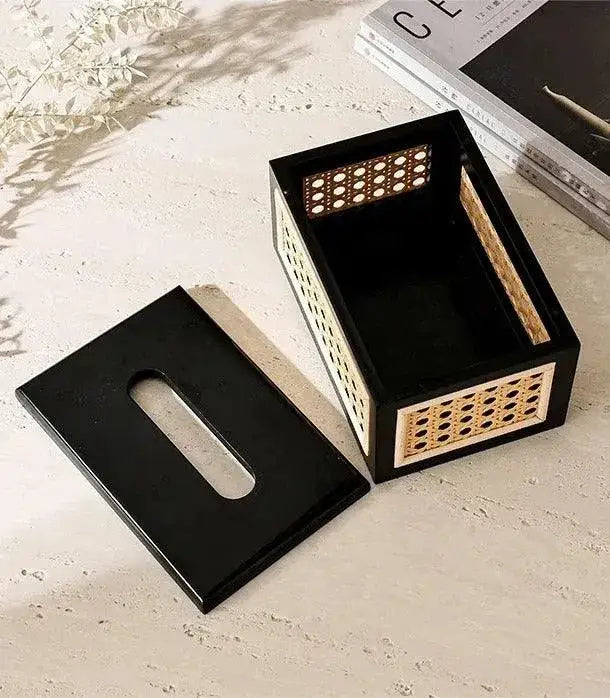 nordic-rattan-tissue-box-organizer-modern-japandi-napkin-holder-container-case-besontique-home-69932 - Besontique Home