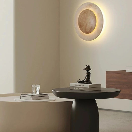 Nordic Wood Cave Stone Wall Light │ Modern Retro Style Wall Mounted Creative Lamp - Besontique Home