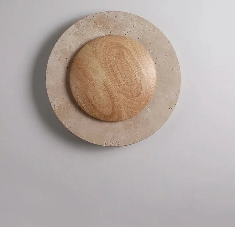 Nordic Wood Cave Stone Wall Light │ Modern Retro Style Wall Mounted Creative Lamp - Besontique Home