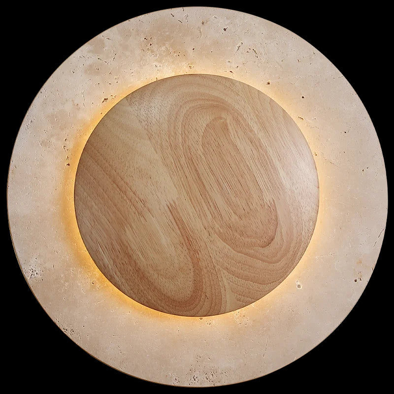 Nordic Wood Cave Stone Wall Light │ Modern Retro Style Wall Mounted Creative Lamp - Besontique Home
