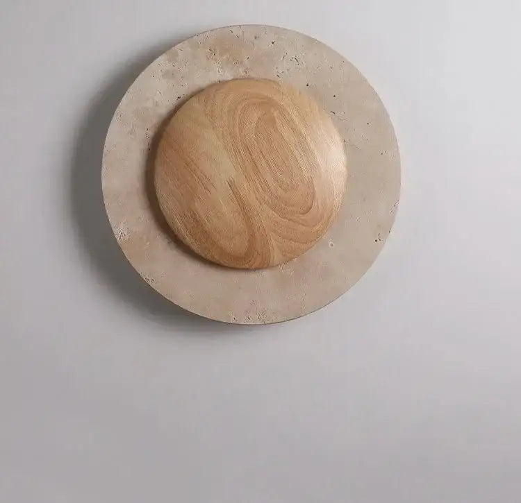 Nordic Wood Cave Stone Wall Light │ Modern Retro Style Wall Mounted Creative Lamp - Besontique Home