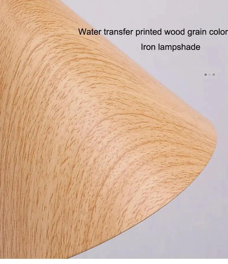 Nordic Wood Grain Wall Lighting Lamp │ Modern Retro Retractable Foldable Bedside Wall Mounted Light - Besontique Home