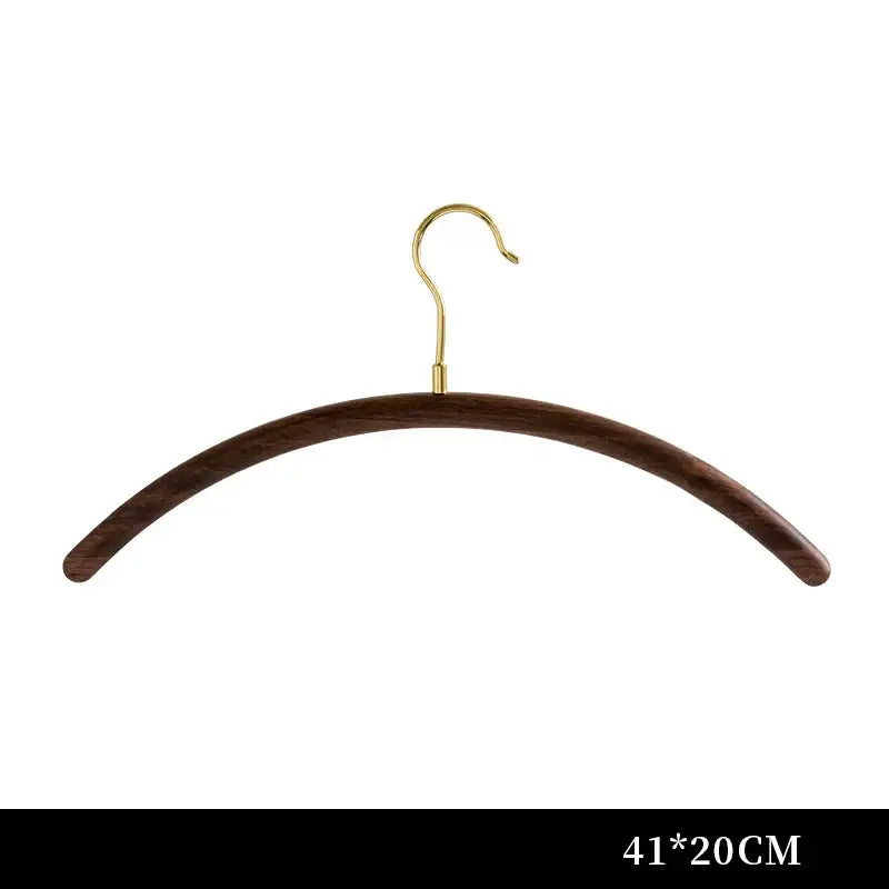 premium-half-round-design-wood-clothes-hanger-modern-retro-wooden-wardrobe-clothing-organizer-besontique-home-70831 - Besontique Home
