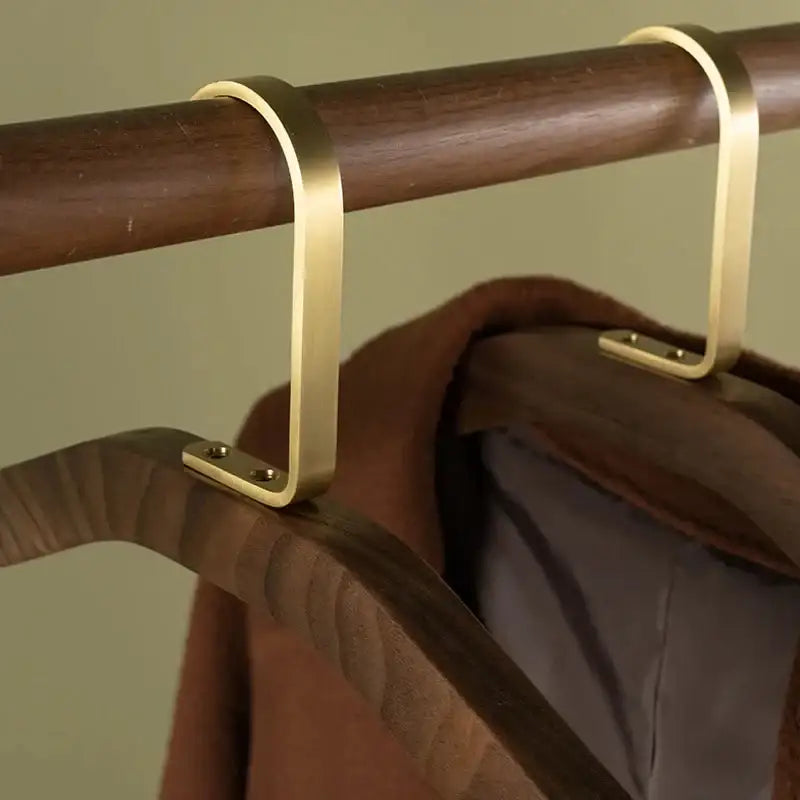 premium-wood-gold-metal-hook-coat-clothes-hanger-modern-retro-wooden-wardrobe-clothing-organizer-besontique-home-42953 - Besontique Home