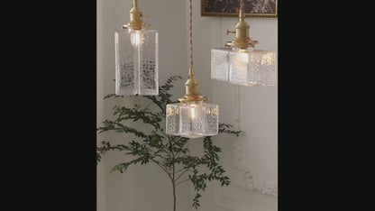 Nordic Vintage Glass Pendant Ceiling Lamp Lighting │ Modern Dining Table Chandeliers Hanging Light