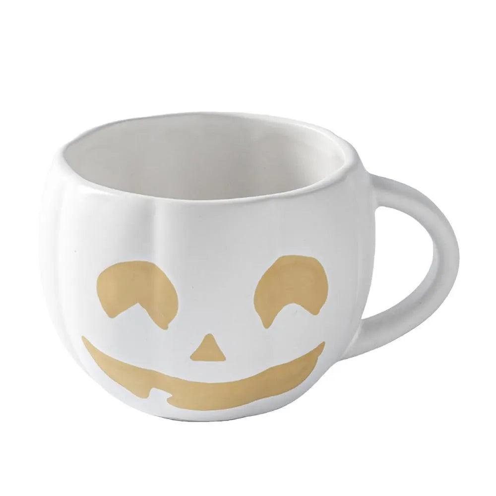 Pumpkin Shape Autumn Fall Coffee Mug │ Halloween Themed Pumpkin Cup │ Kitchenware - Besontique Home