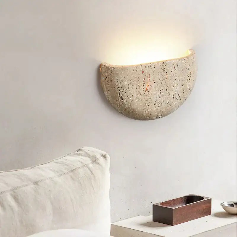 retro-style-semicircle-natural-stone-wall-lighting-modern-contemporary-style-led-indoor-wall-mounted-lamp-light-besontique-home-25524 - Besontique Home