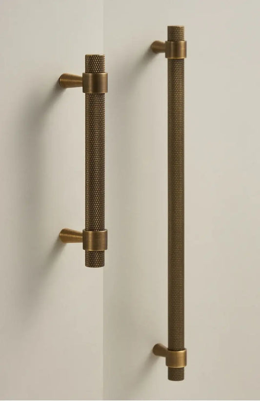 Solid Brass Retro Bronze Antique Furniture Door Knob │ Art Deco Kitchen Drawer Wardrobe Handles - Besontique Home