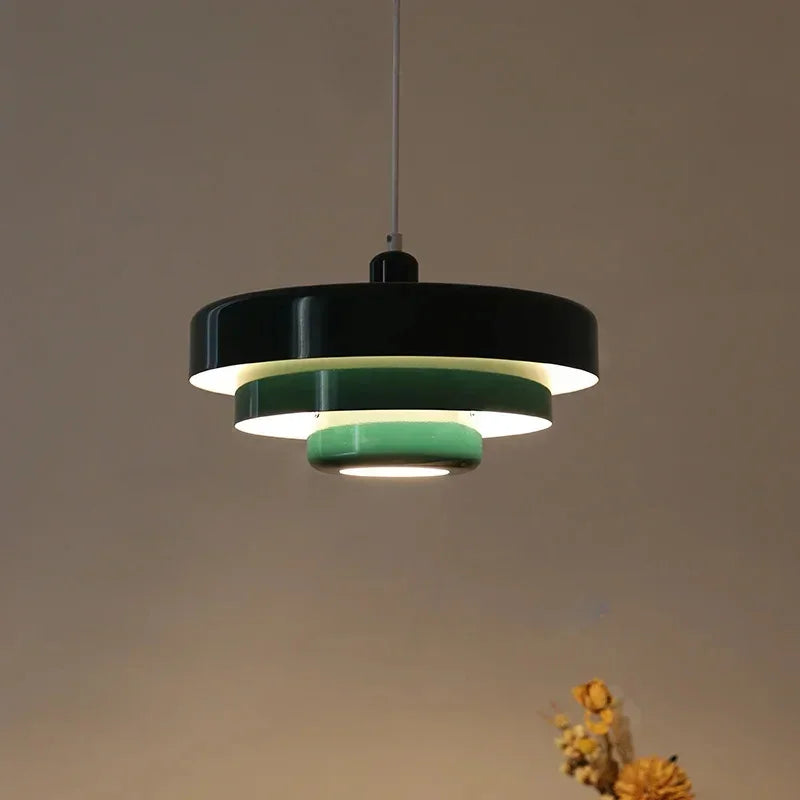 Solid Color Danish Design Ceiling Lamp | Modern Retro Pendant Lighting - Besontique Home