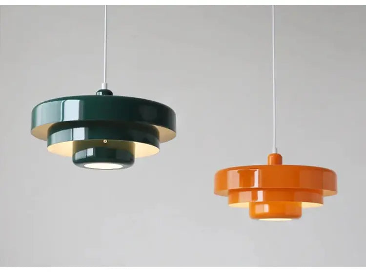 Solid Color Danish Design Ceiling Lamp | Modern Retro Pendant Lighting - Besontique Home