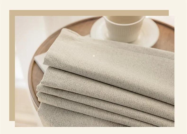 Solid Color Long High length Blackout Curtain │ For Minimal Modern Home Bedroom Decoration - Besontique Home