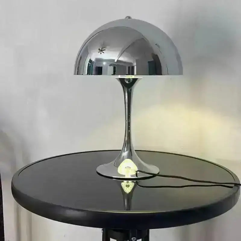vintage-design-mushroom-shaped-table-lamp-light-white-black-gold-silver-besontique-home-15636 - Besontique Home