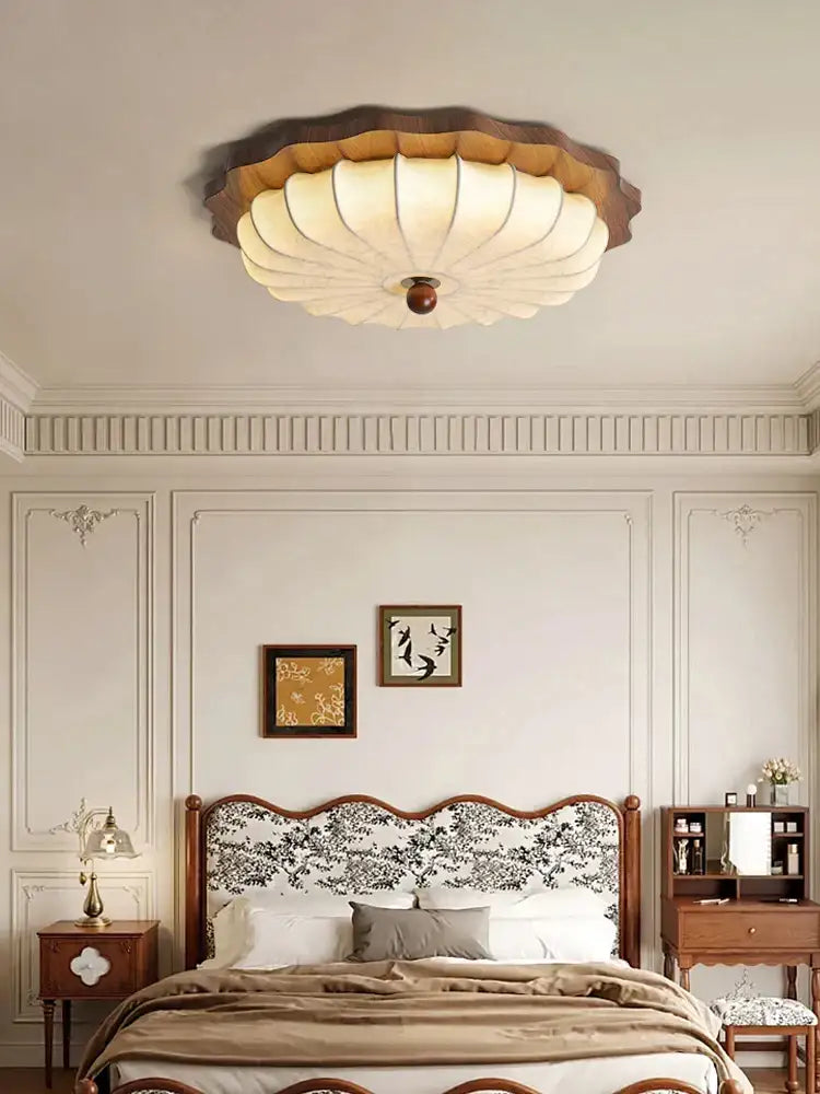 vintage-fabric-art-ceiling-light-japandi-style-chandelier-hanging-lamp-besontique-home-11175 - Besontique Home