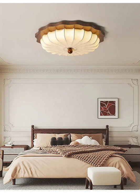 vintage-fabric-art-ceiling-light-japandi-style-chandelier-hanging-lamp-besontique-home-31560 - Besontique Home