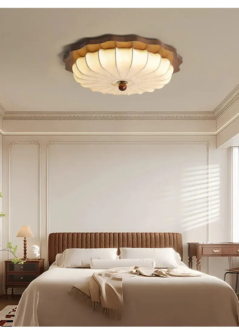 vintage-fabric-art-ceiling-light-japandi-style-chandelier-hanging-lamp-besontique-home-67370 - Besontique Home